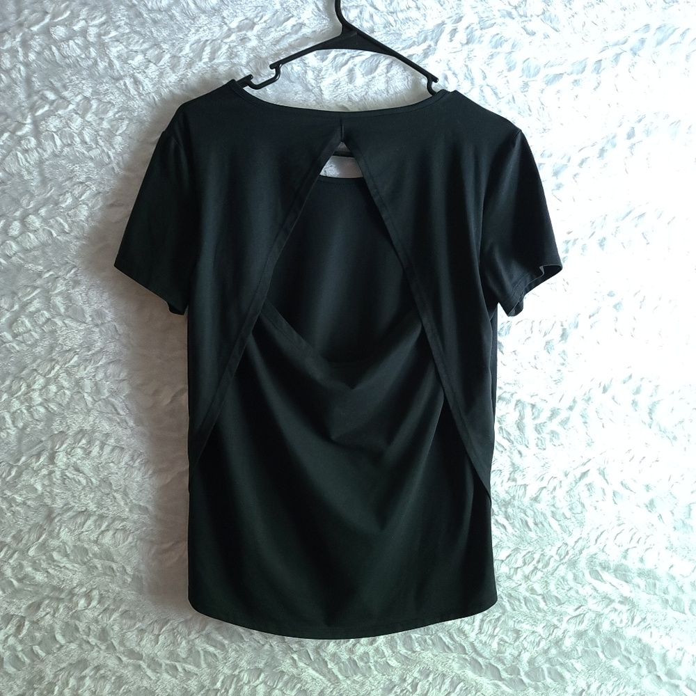 Champion Tee Shirt Black Size S - Picture 4 of 4